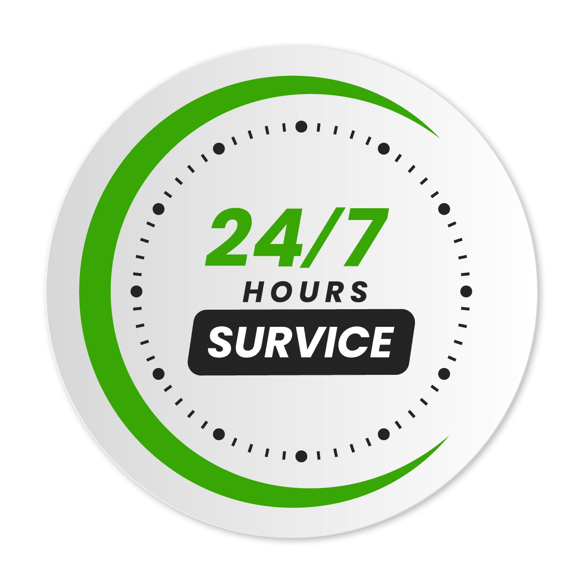 Pngtree—transparent 24 hours service label 86406271