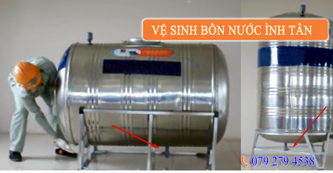 Dịch vụ vệ sinh bồn nước tại nhà Quận Bình Tân