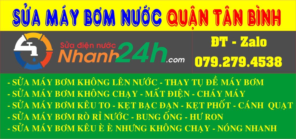 Sửa Máy Bơm Nước Quận Tân Bình -Tận Tâm – Phục Vụ 24/24 May bom nuoc tan binh